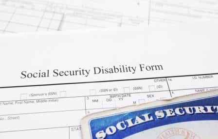 Social Security disability form